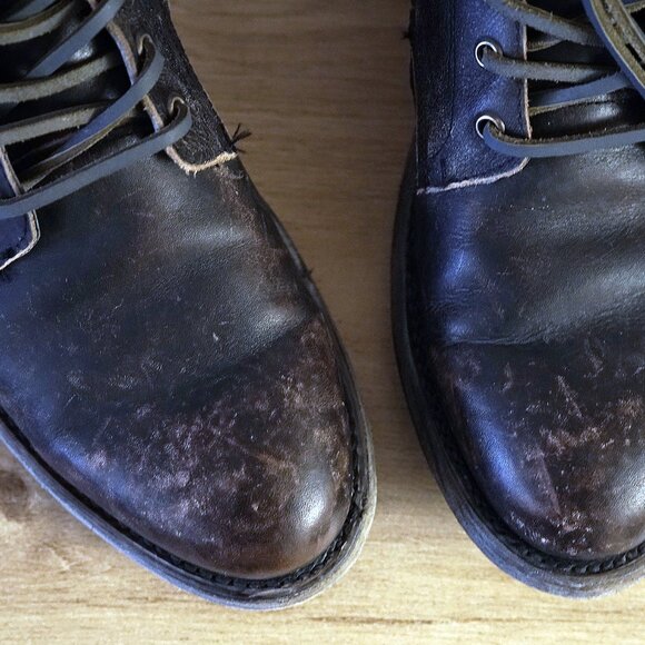 Freebird by Steven PENDLETON Men's Black Distressed Military Boots 12 US - Picture 8 of 16